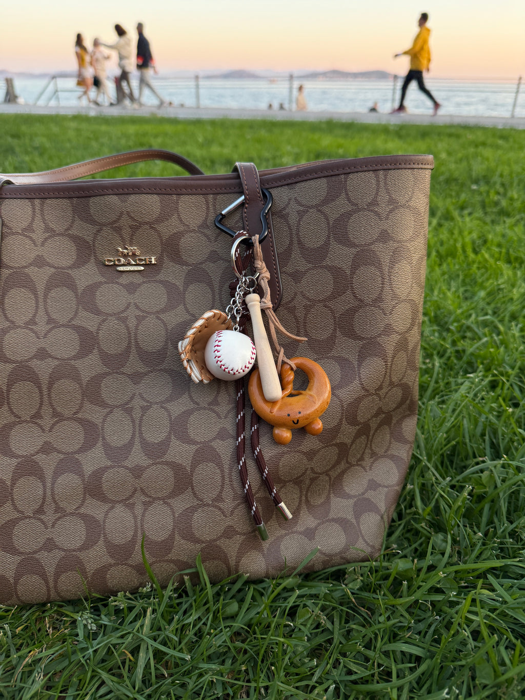 Baseball & Pretzel Charm – Sweet Energy Edition
